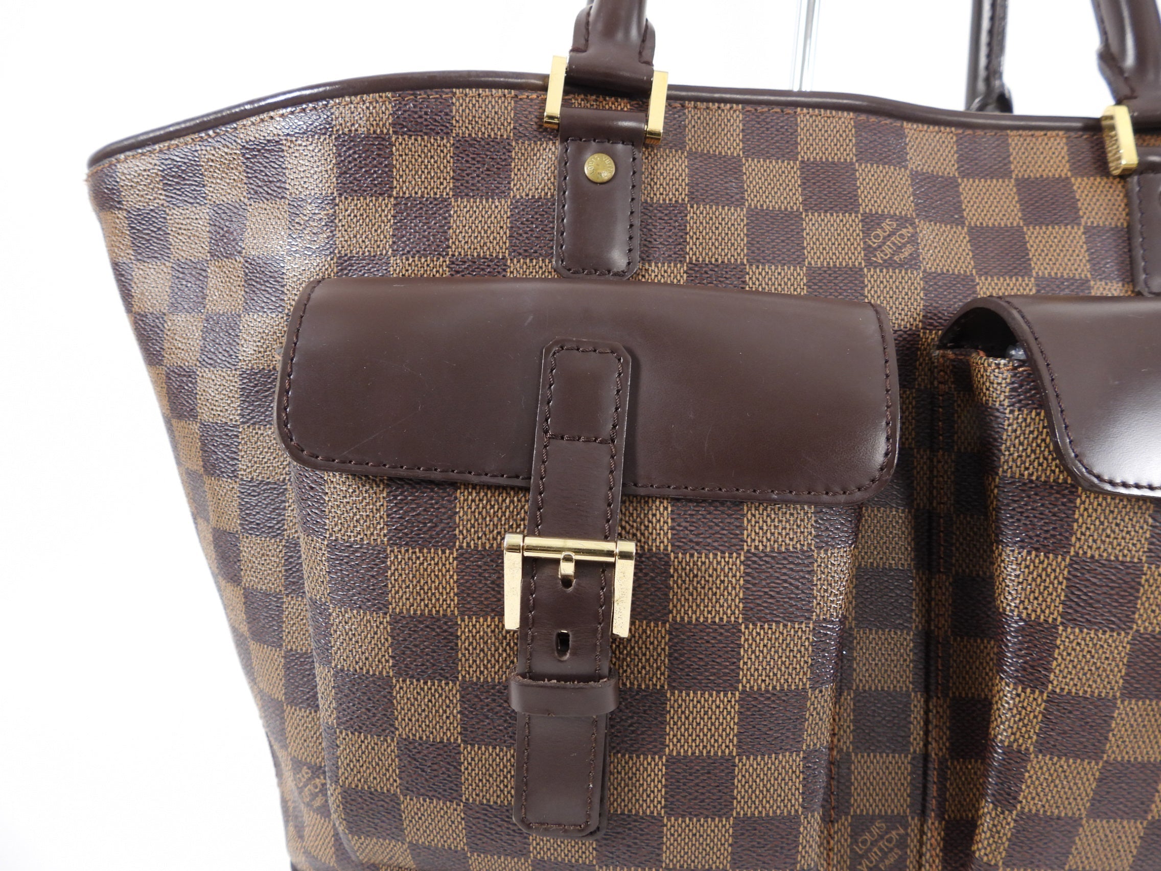 Louis Vuitton Damier Ebene Manosque GM Tote Bag
