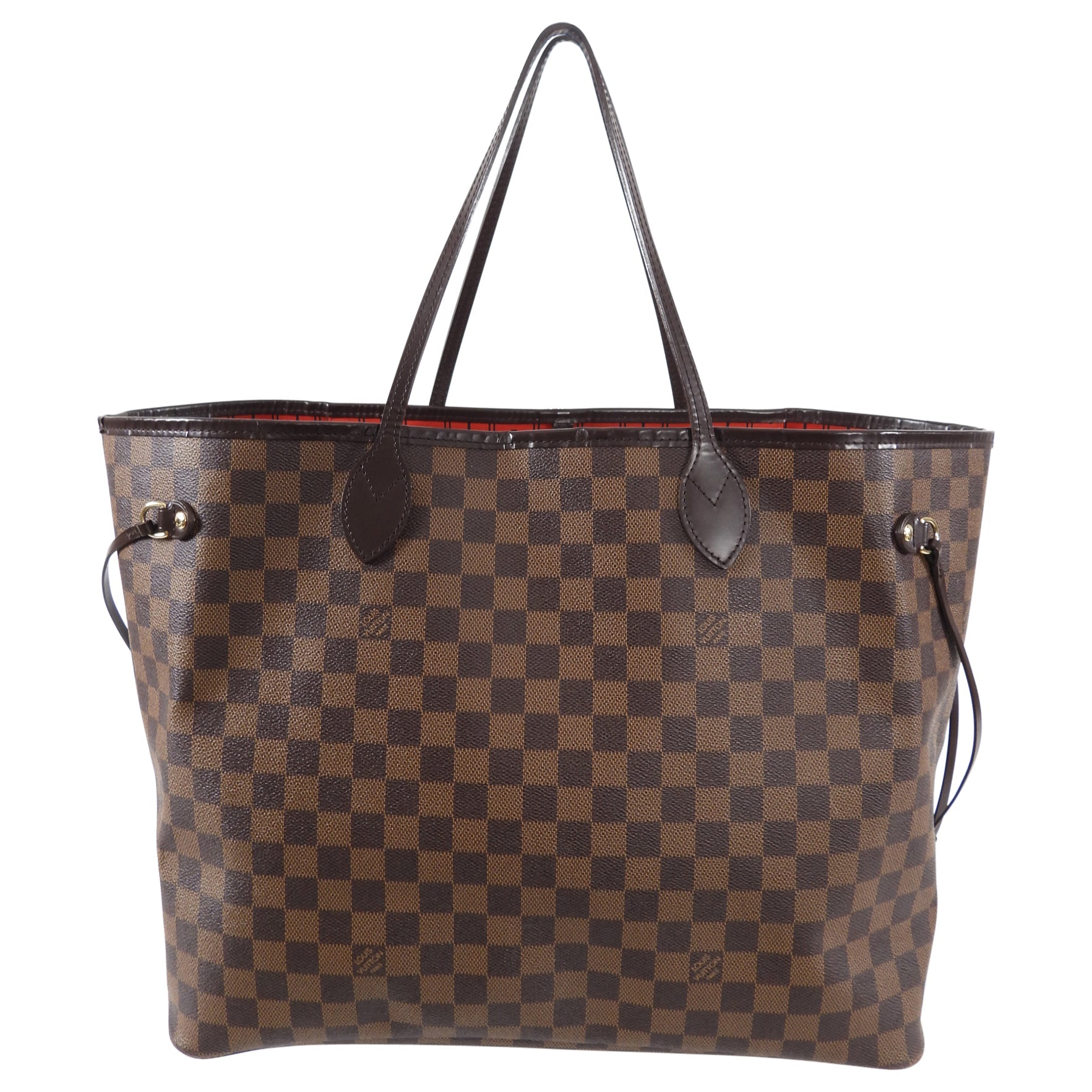 Louis Vuitton Damier Ebene Neverfull GM Tote Bag