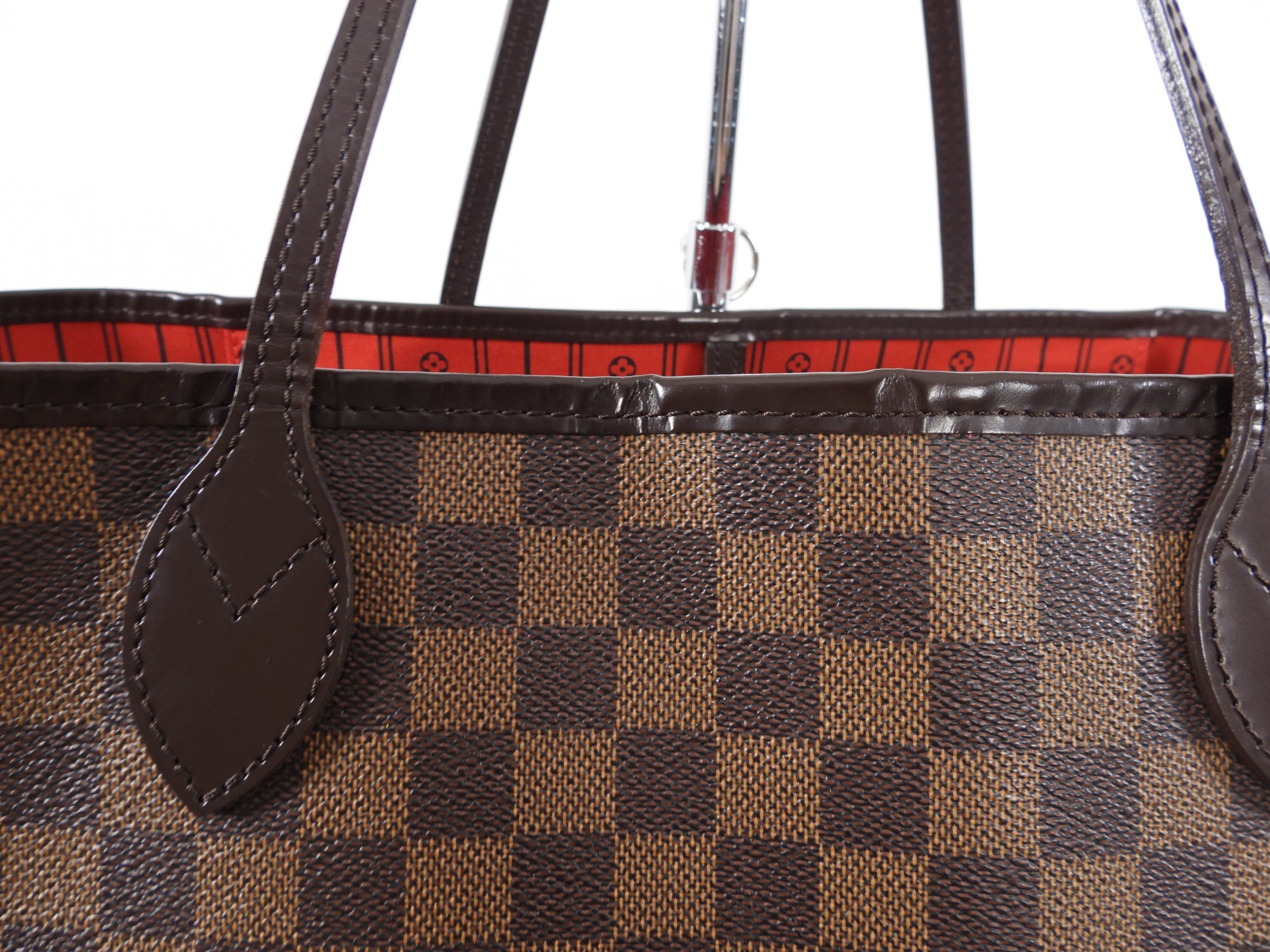 Louis Vuitton Damier Ebene Neverfull GM Tote Bag