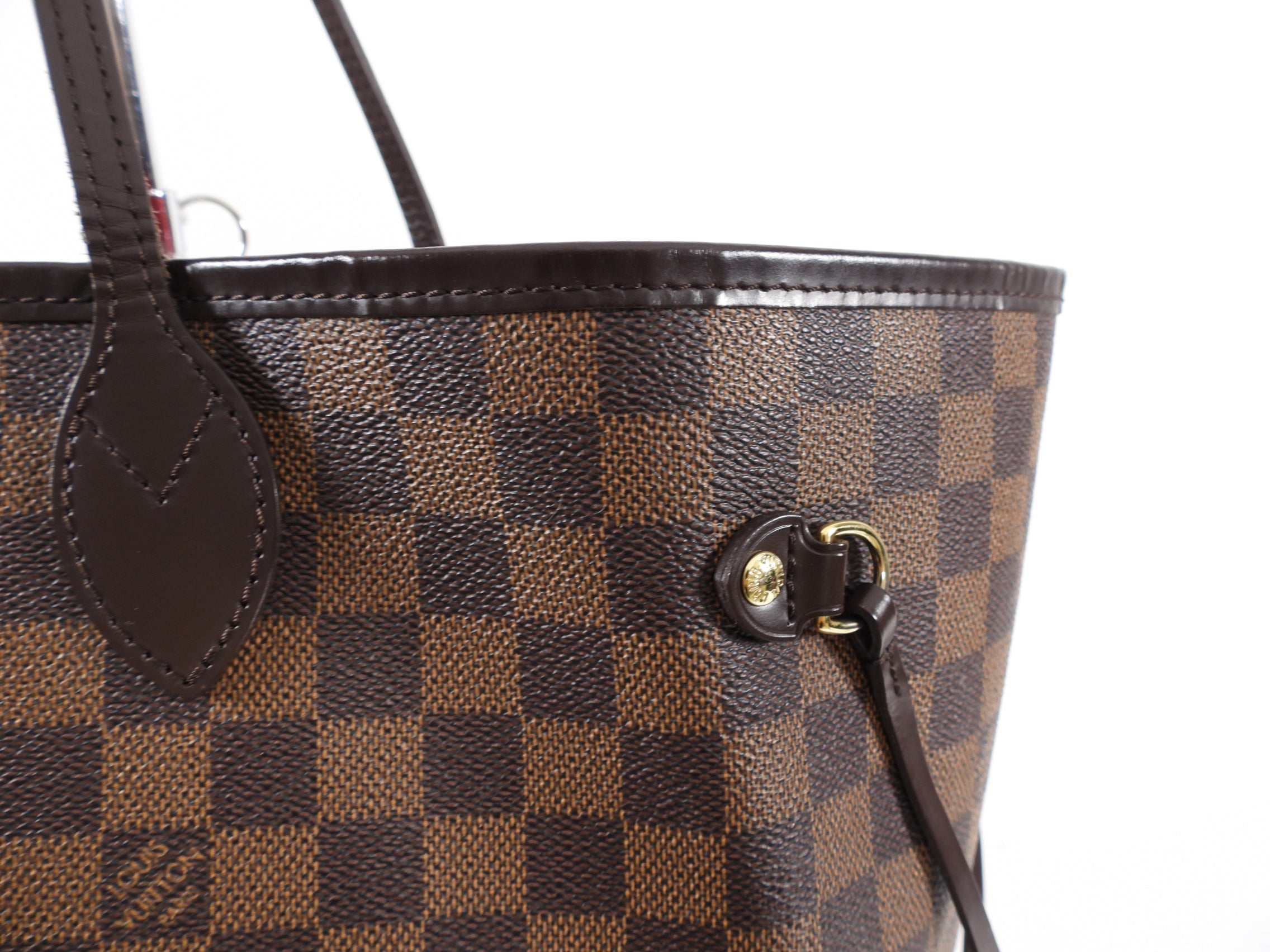 Louis Vuitton Damier Ebene Neverfull GM Tote Bag