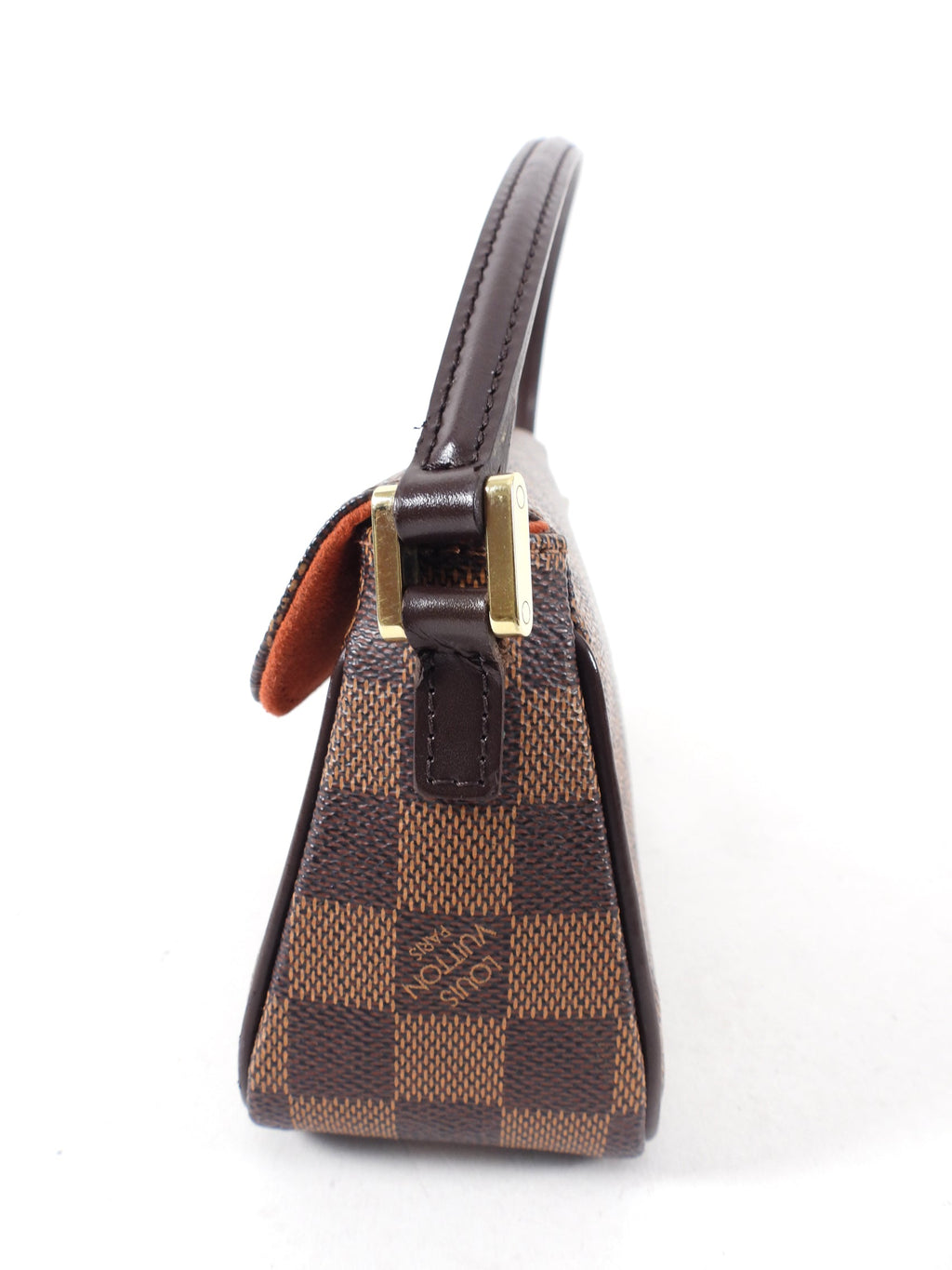 Louis Vuitton Damier Ebene Recoleta Small Baguette Bag