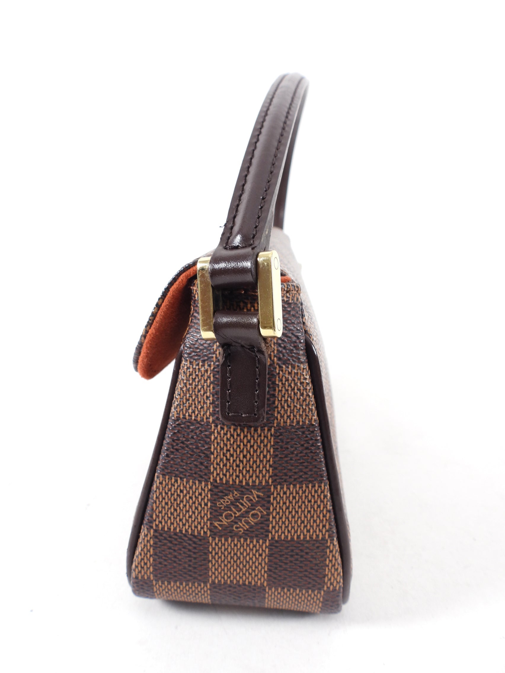Louis Vuitton Damier Ebene Recoleta Small Baguette Bag