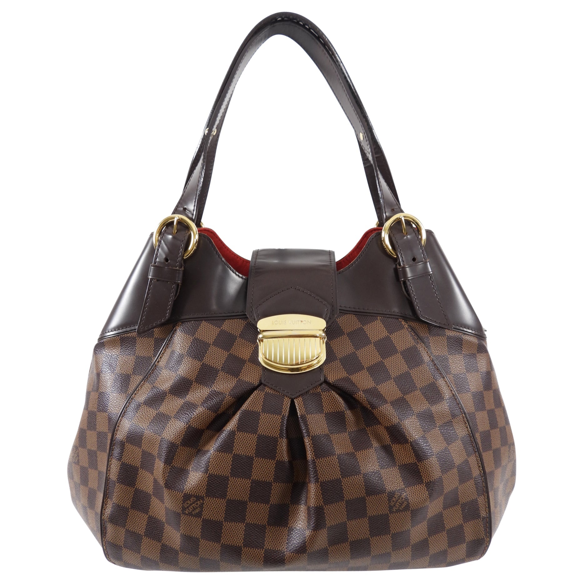 Louis Vuitton Damier Ebene Sistina Hobo Shoulder Bag