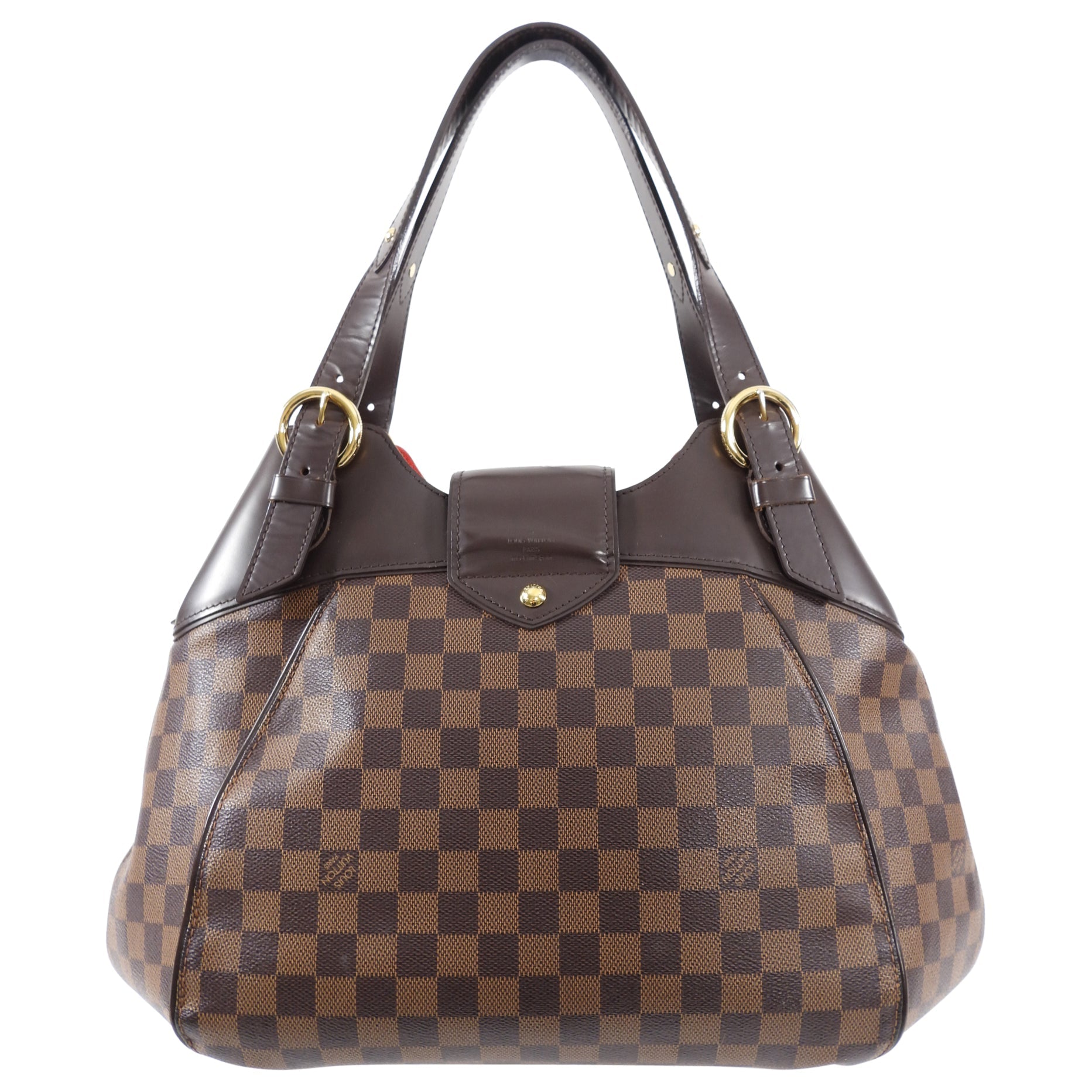 Louis Vuitton Damier Ebene Sistina Hobo Shoulder Bag