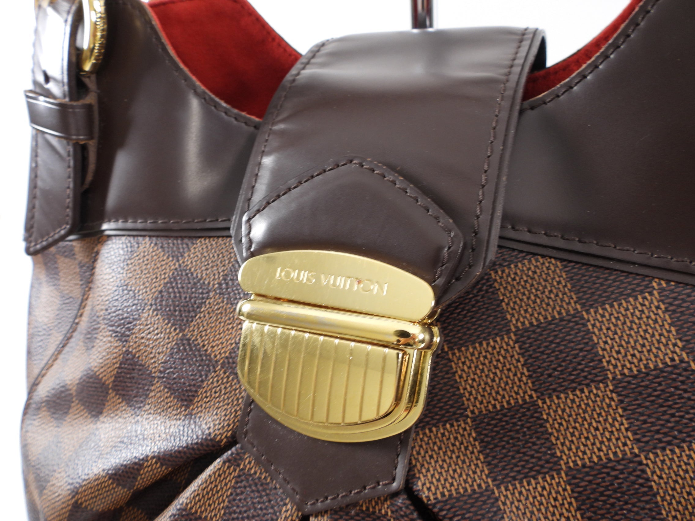 Louis Vuitton Damier Ebene Sistina Hobo Shoulder Bag