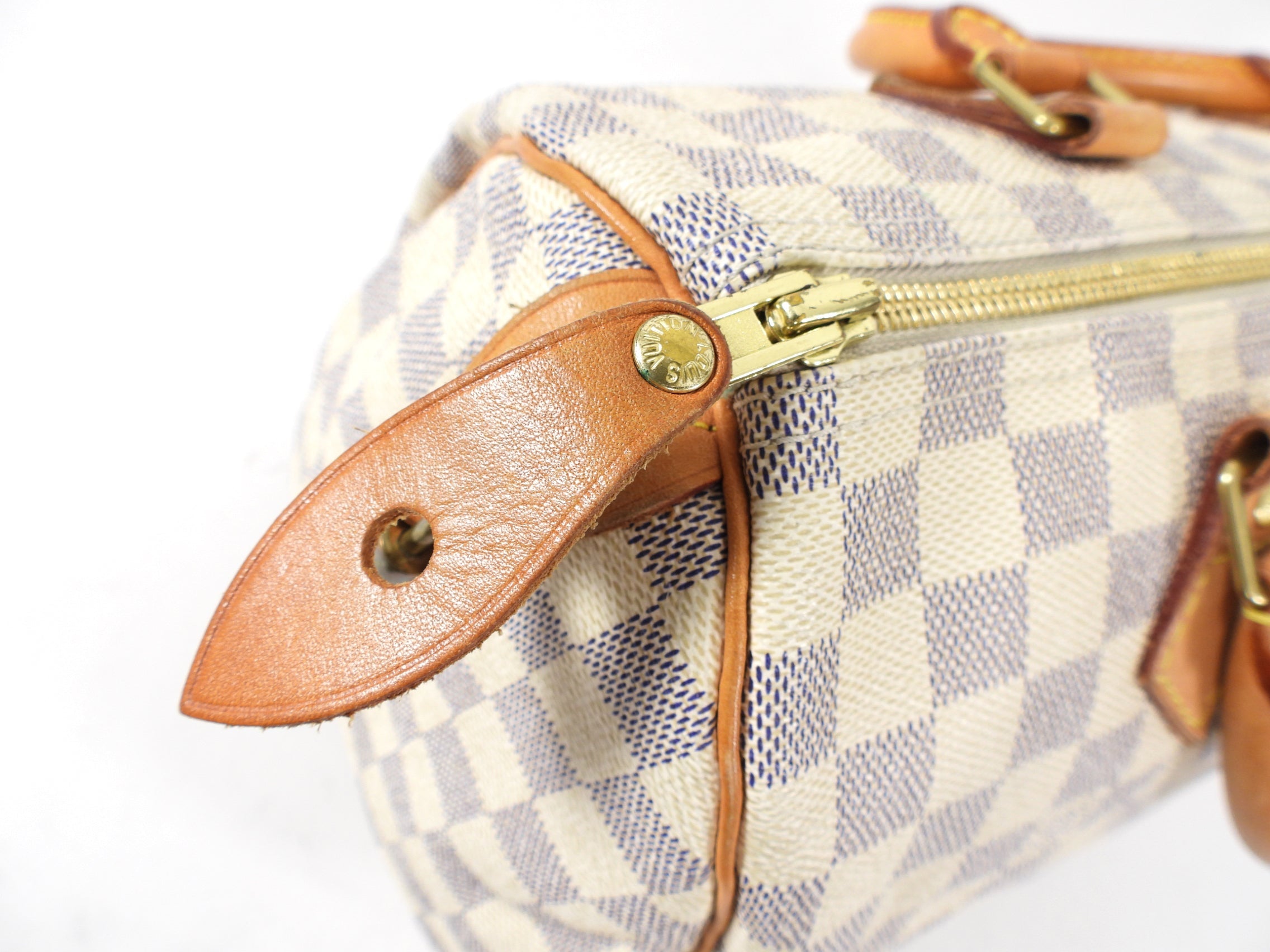 Louis Vuitton Damier Azur Speedy 30 Doctor Bag