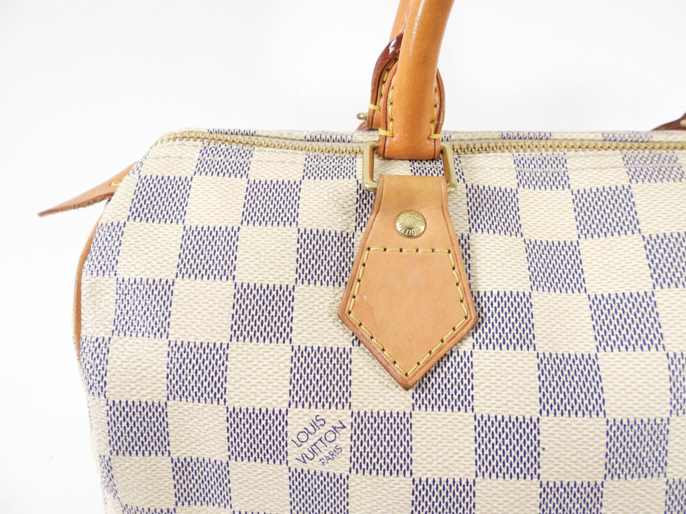 Louis Vuitton Damier Azur Speedy 30 Doctor Bag