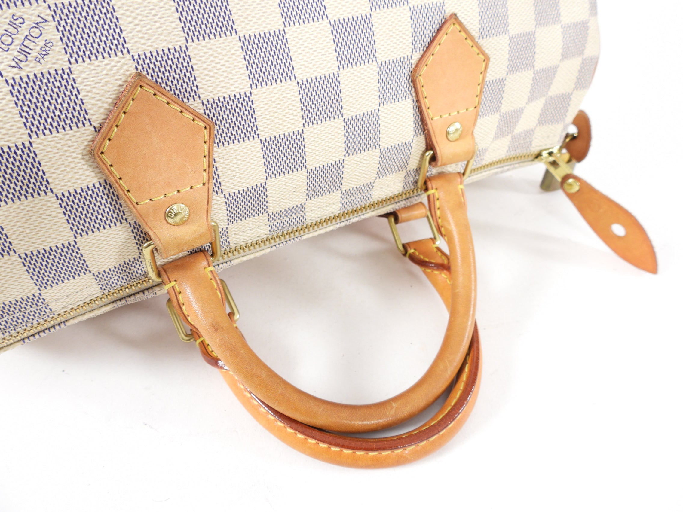 Louis Vuitton Damier Azur Speedy 30 Doctor Bag