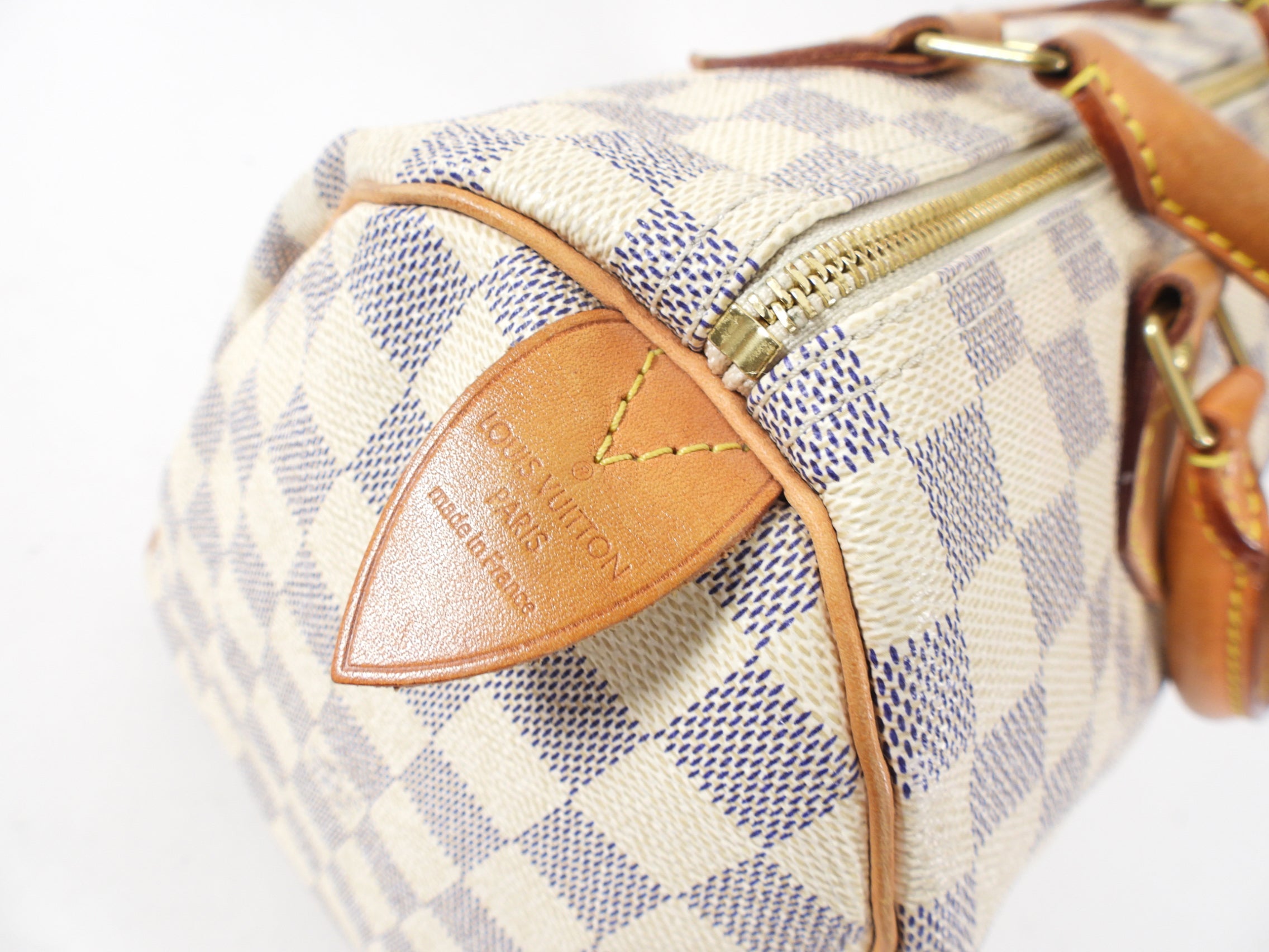 Louis Vuitton Damier Azur Speedy 30 Doctor Bag