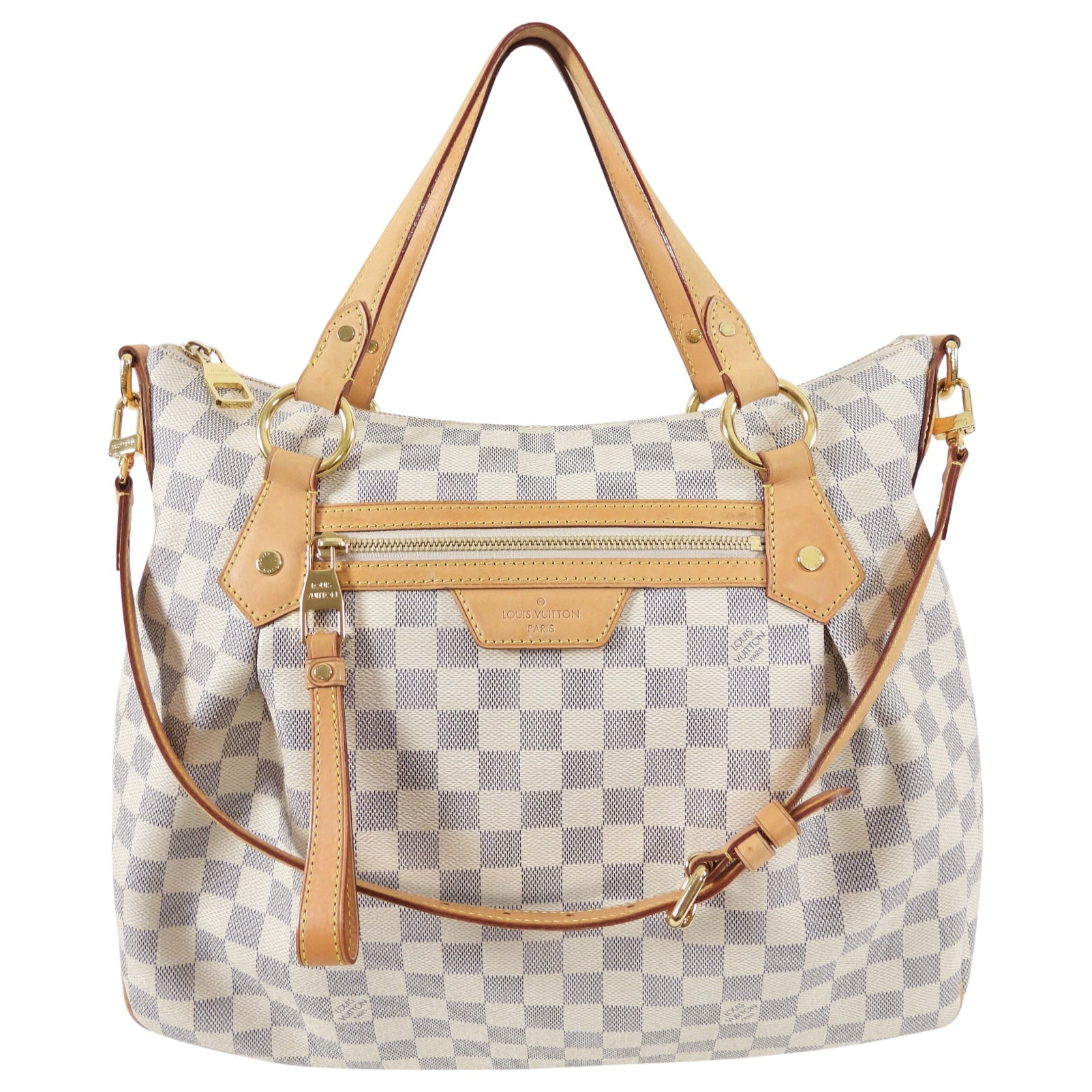 Louis Vuitton Damier Azur Evora MM 2-Way Shoulder Bag