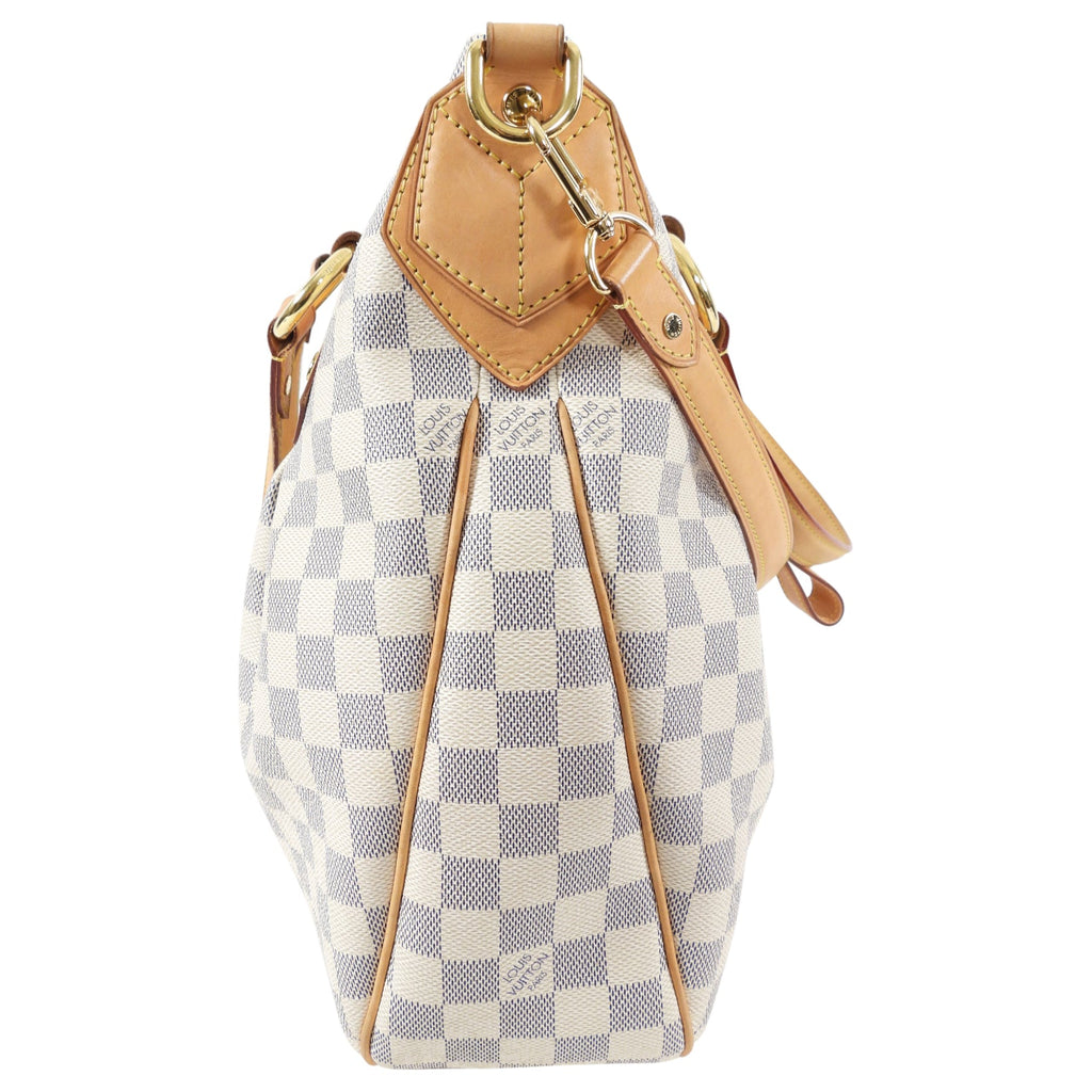 Louis Vuitton Damier Azur Evora MM 2-Way Shoulder Bag