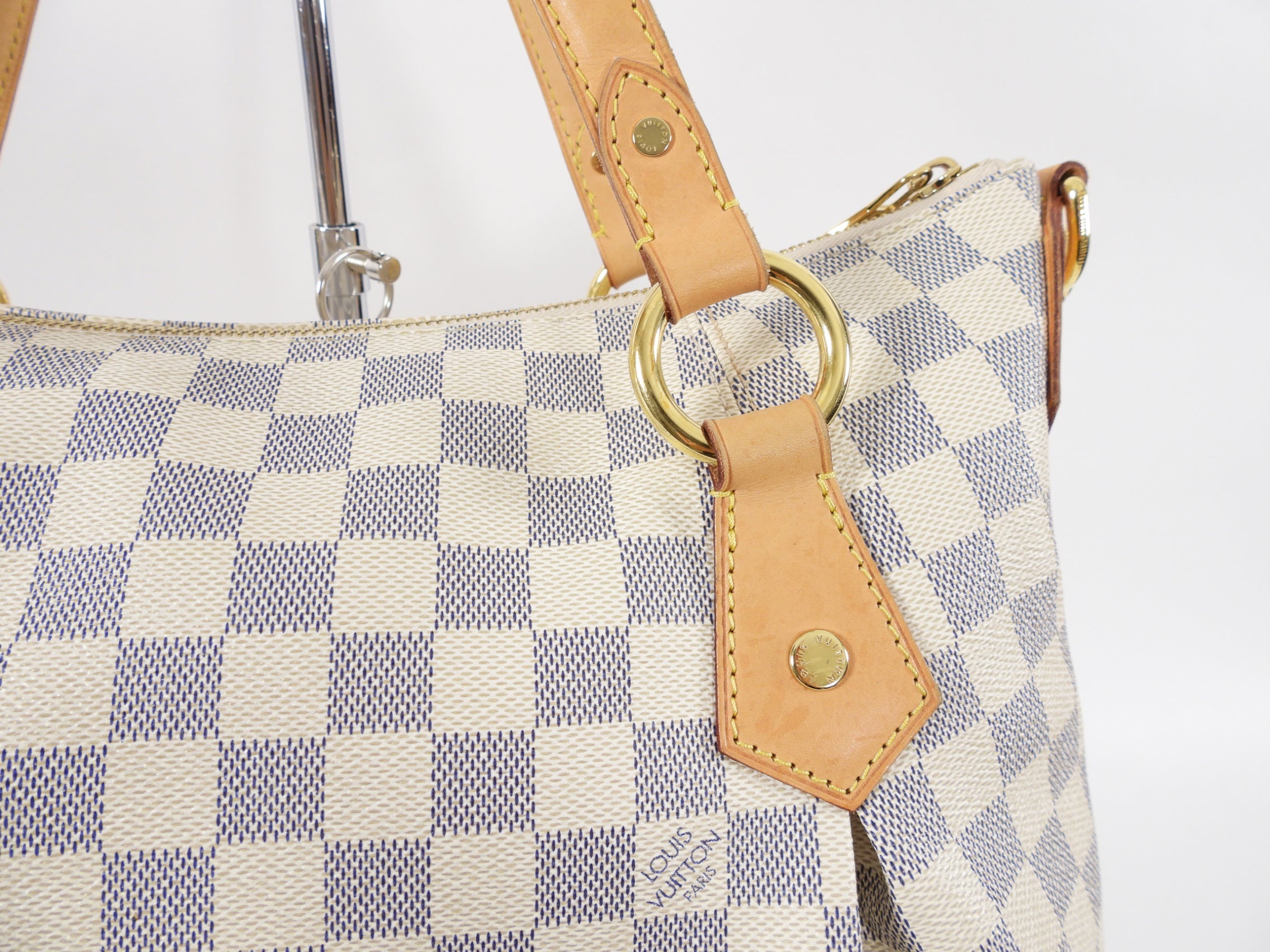 Louis Vuitton Damier Azur Evora MM 2-Way Shoulder Bag