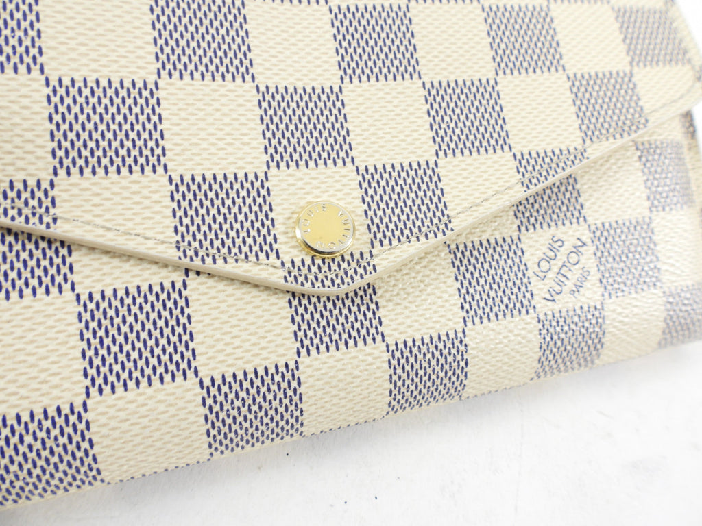 Louis Vuitton Damier Azur Sarah Long Wallet