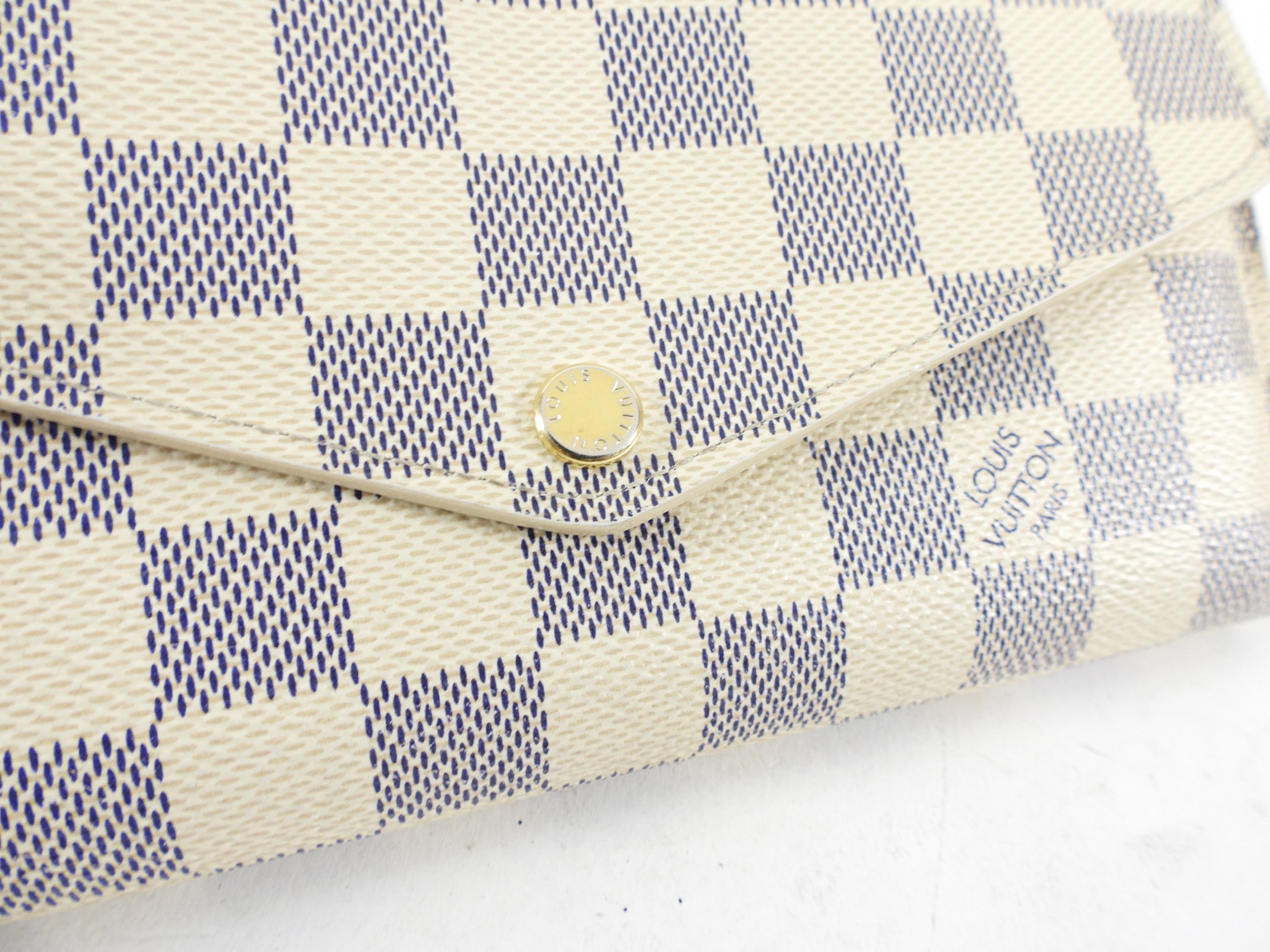 Louis Vuitton Damier Azur Sarah Long Wallet