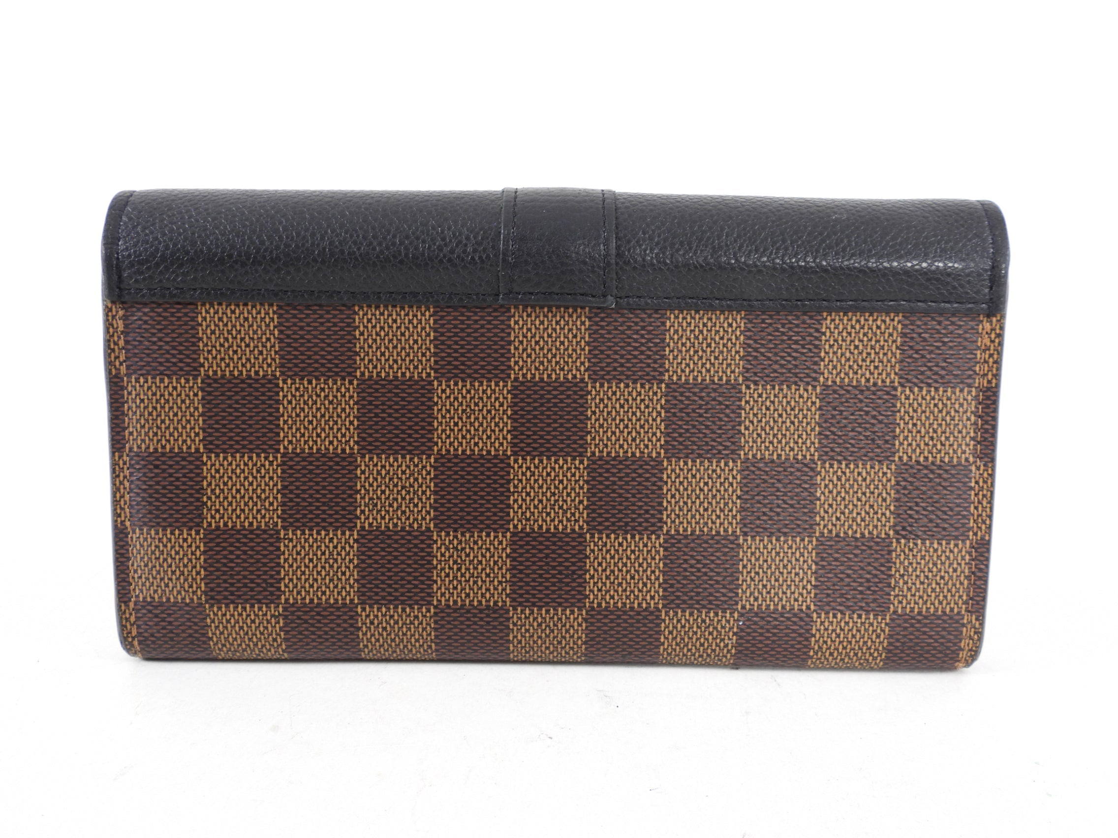 Louis Vuitton Damier Ebene Clapton Long Wallet