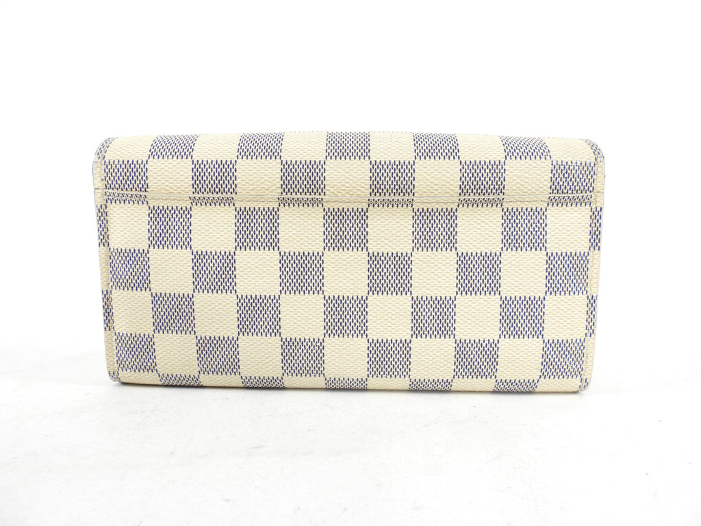Louis Vuitton Damier Azur Sarah Long Wallet