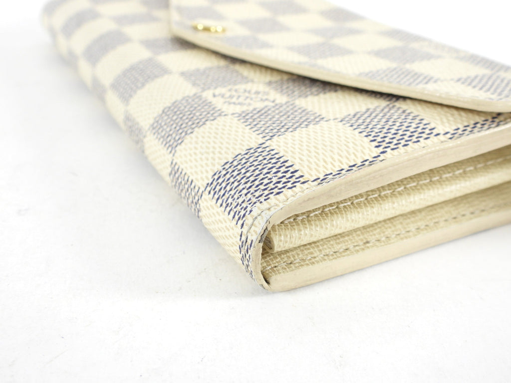 Louis Vuitton Damier Azur Sarah Long Wallet