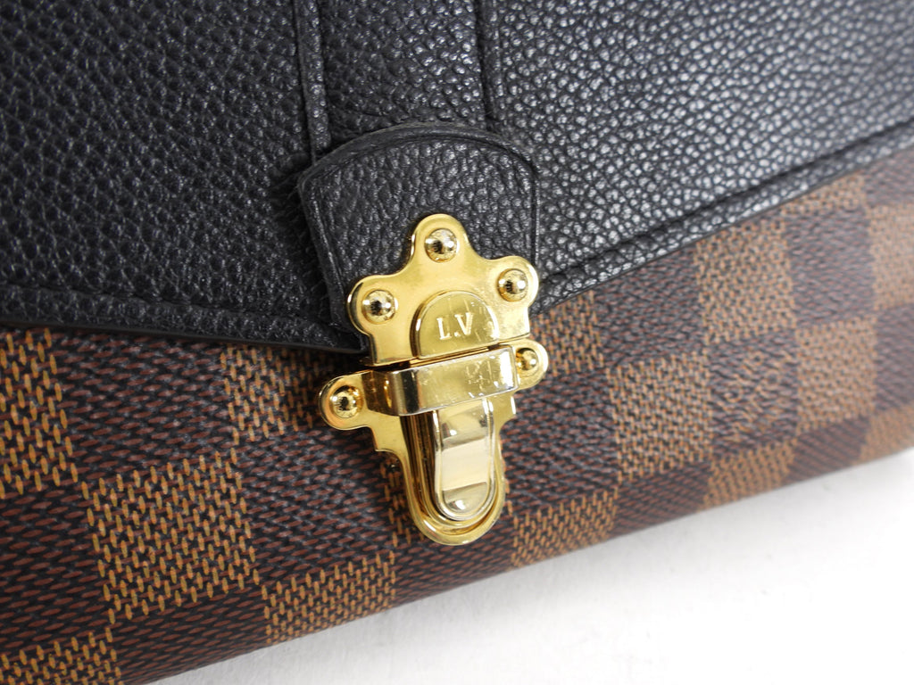 Louis Vuitton Damier Ebene Clapton Long Wallet