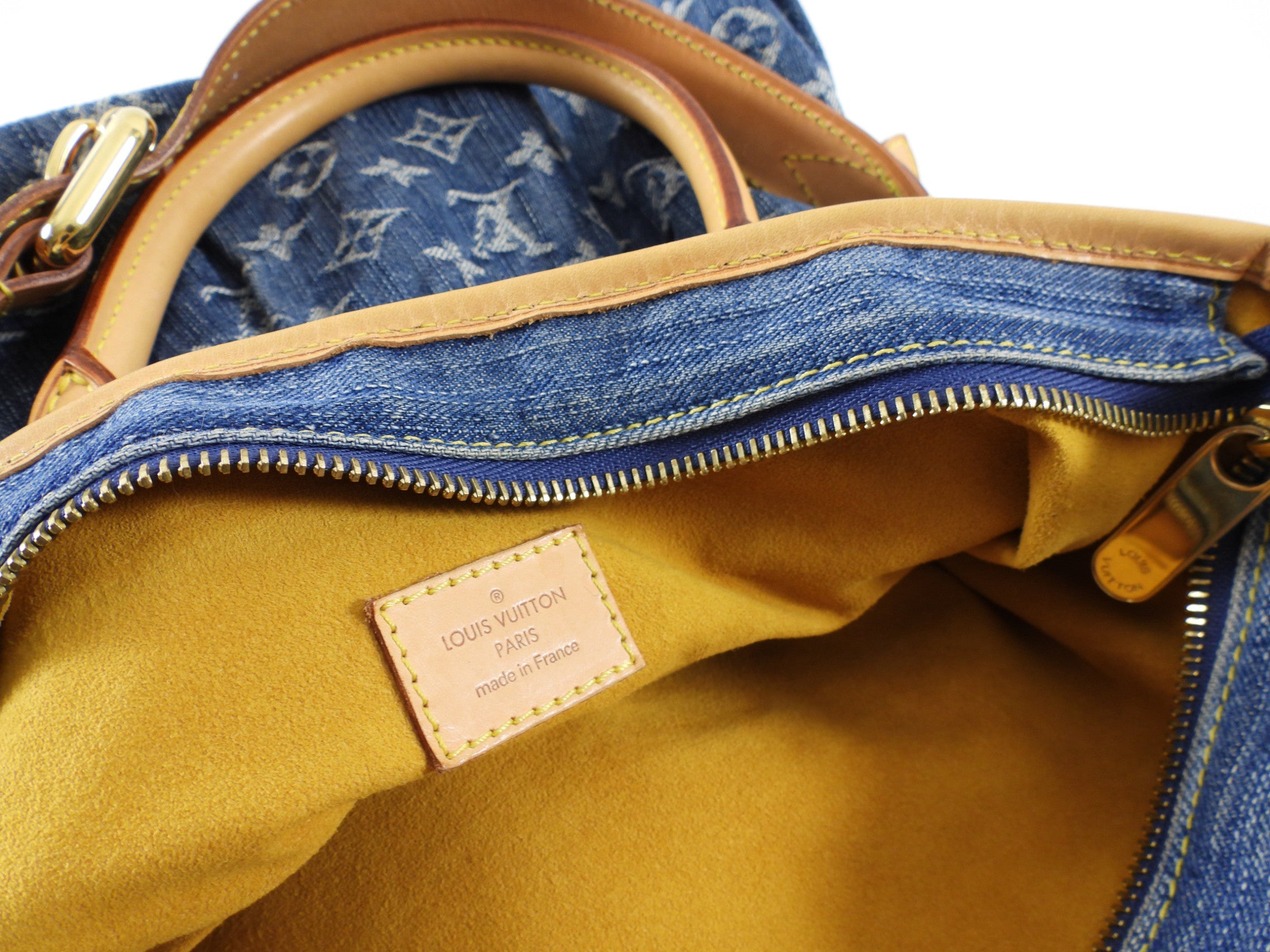 Louis Vuitton Monogram Denim Neo Cabby MM Bag