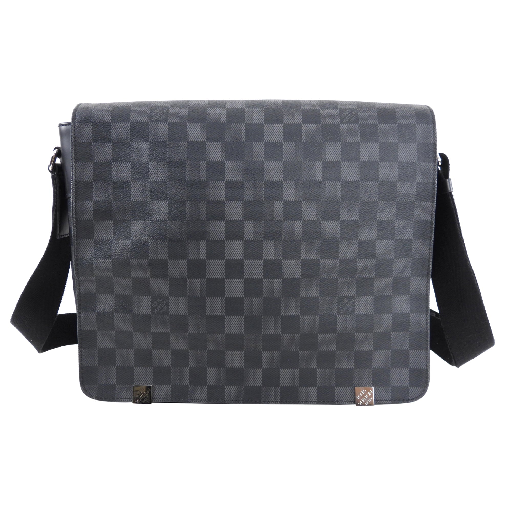 Louis Vuitton Damier Graphite District MM Messenger Bag