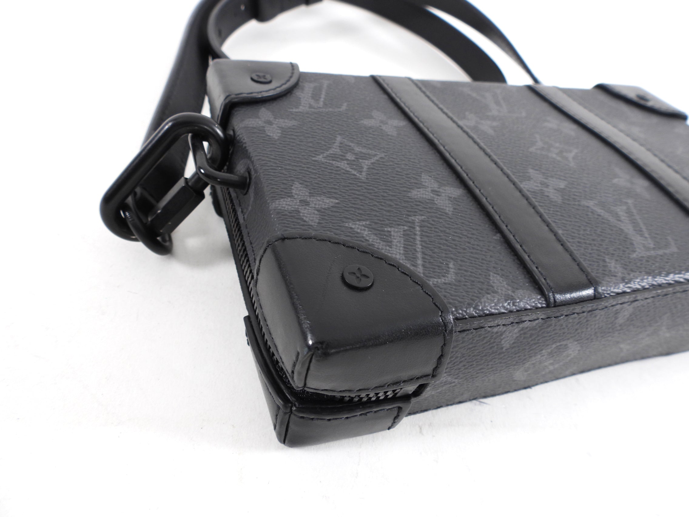 Louis Vuitton Black Monogram Eclipse Trunk Wallet Crossbody