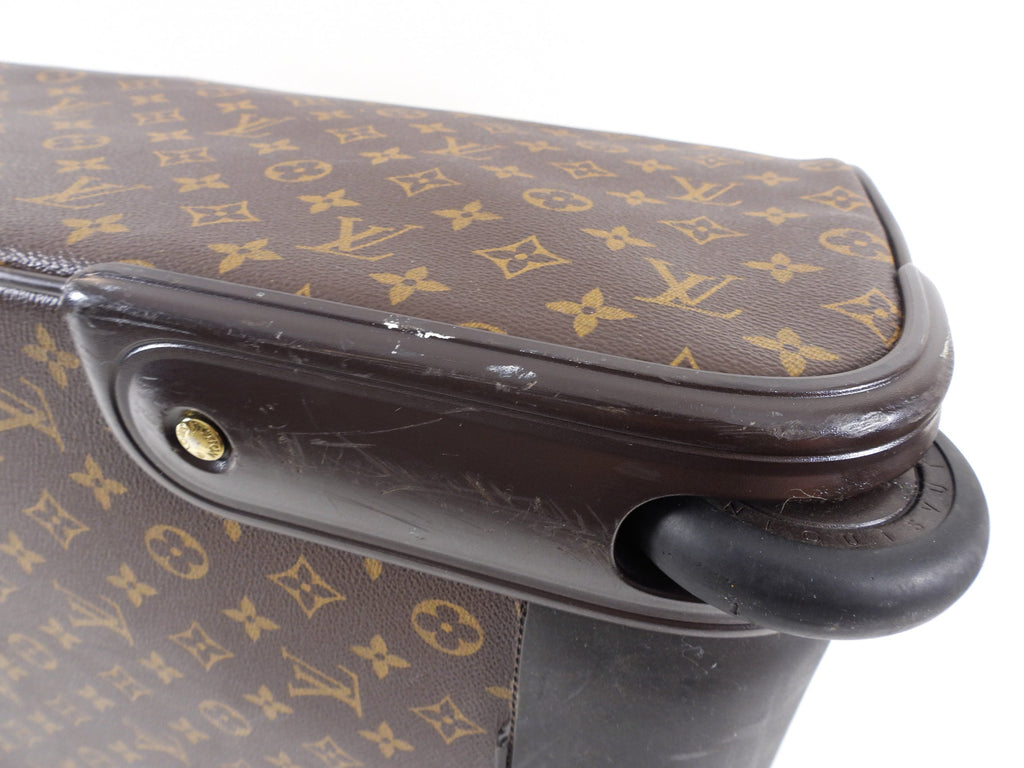 Louis Vuitton Eole 60 Monogram Rolling Luggage Travel Duffle Bag