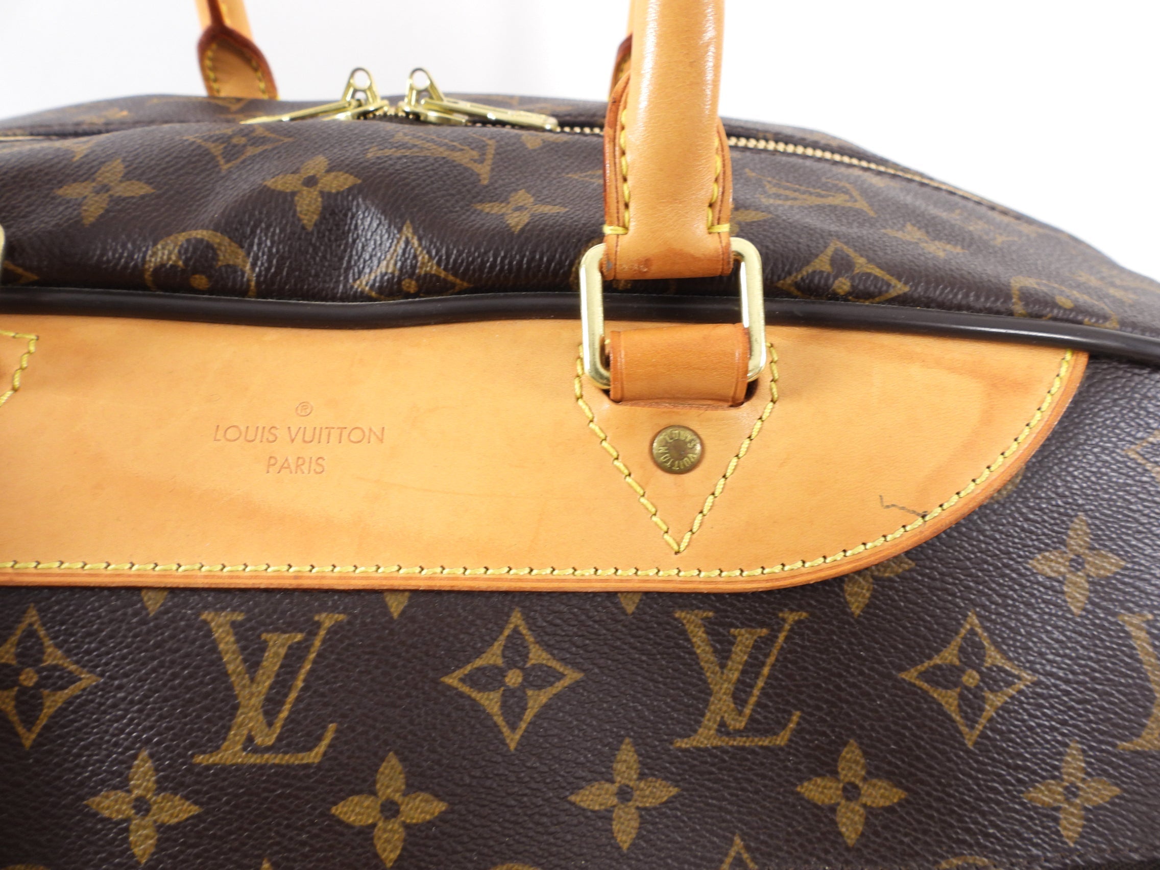Louis Vuitton Eole 60 Monogram Rolling Luggage Travel Duffle Bag