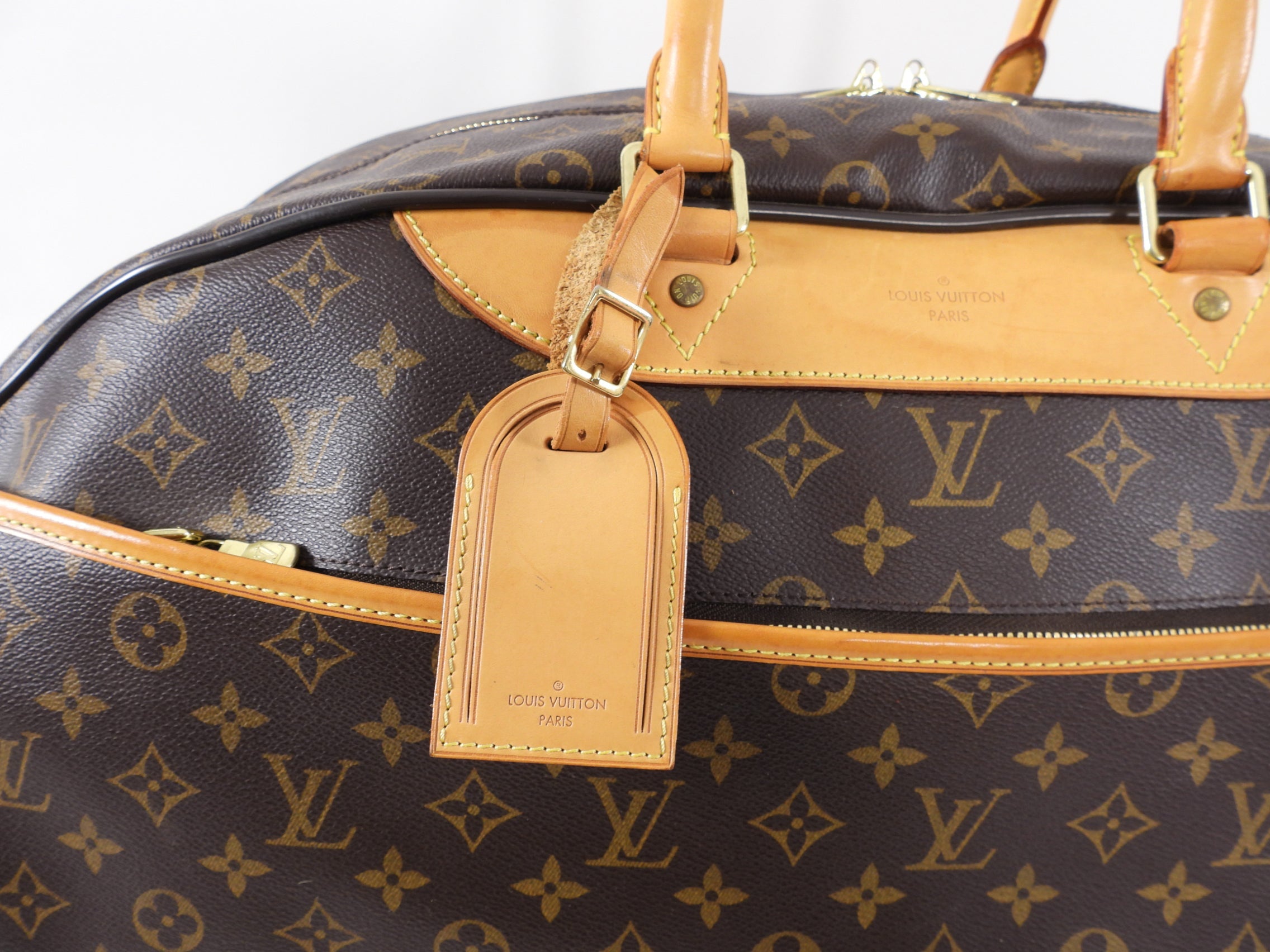 Louis Vuitton Eole 60 Monogram Rolling Luggage Travel Duffle Bag