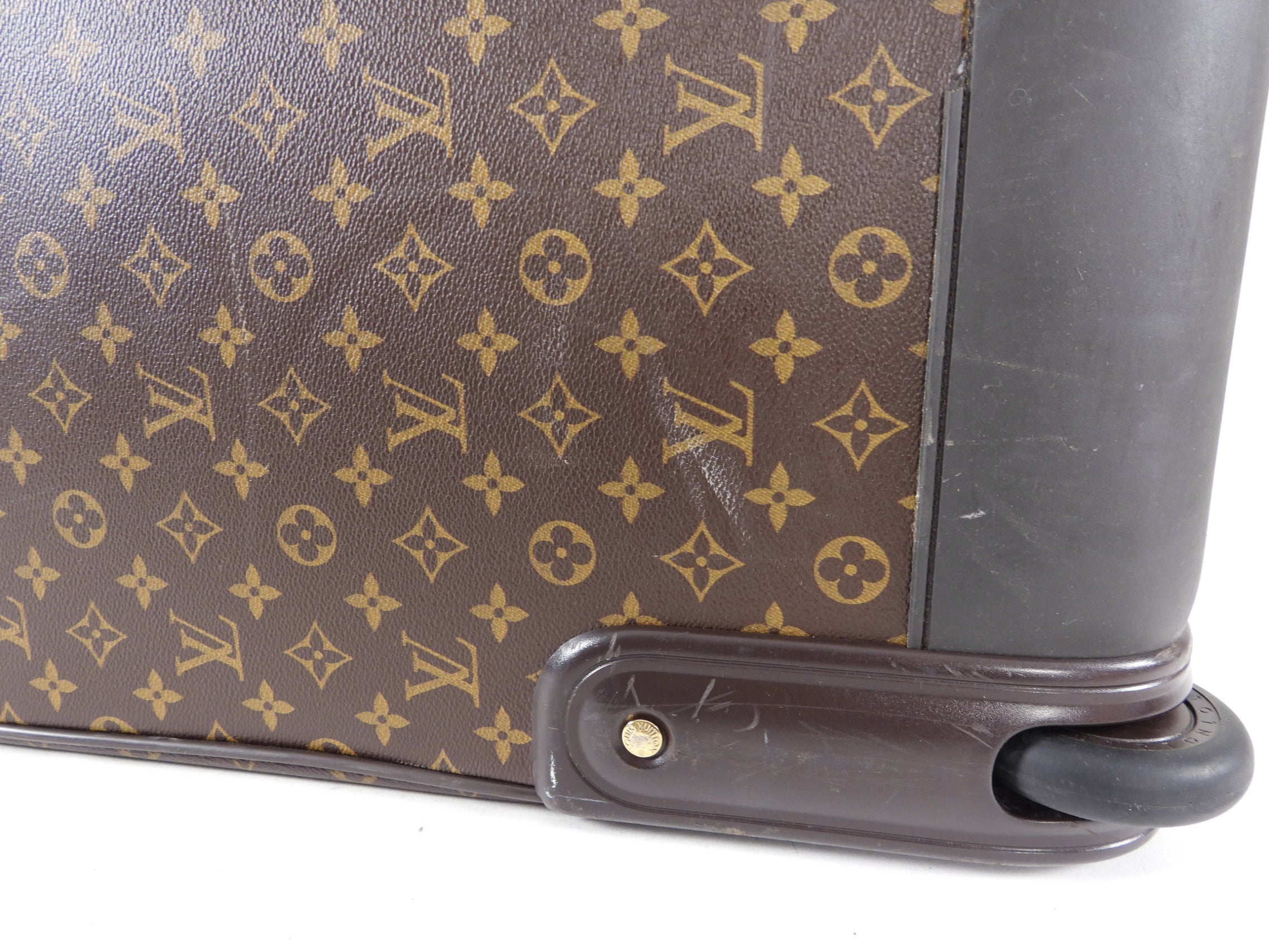 Louis Vuitton Eole 60 Monogram Rolling Luggage Travel Duffle Bag