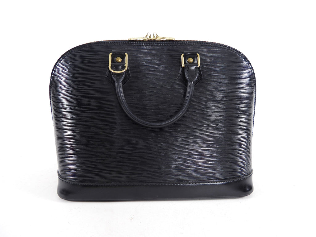 Louis Vuitton Vintage Black Epi Alma PM Bag
