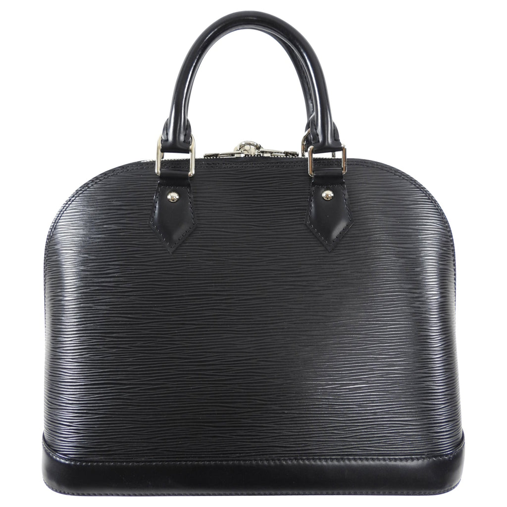 Louis Vuitton Epi Alma PM in Black and SHW