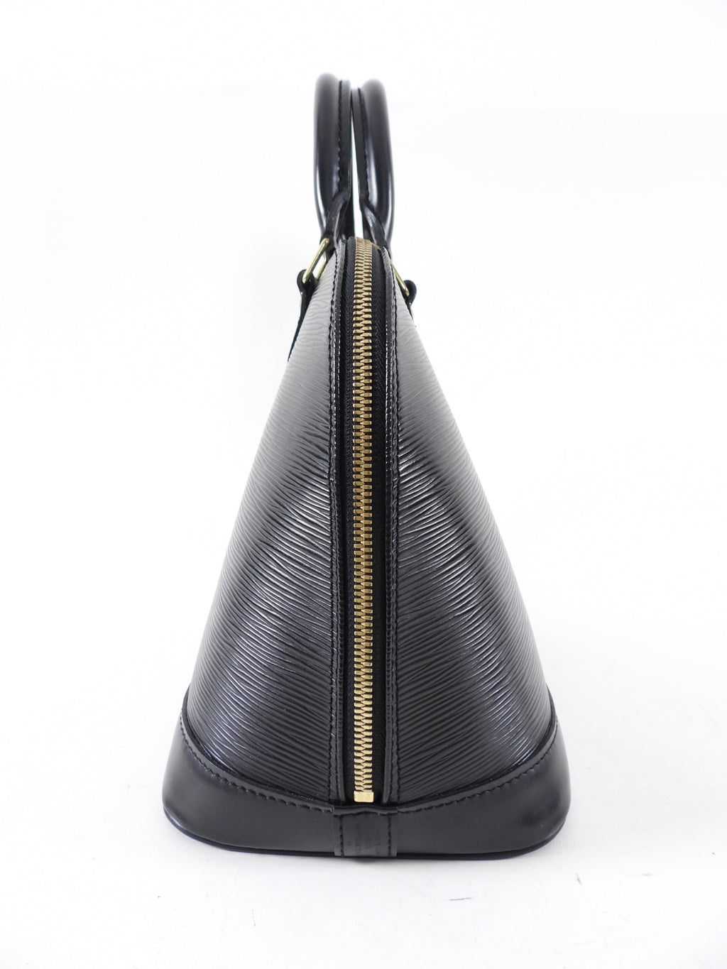 Louis Vuitton Vintage 2002 Black Epi Leather Alma PM Bag