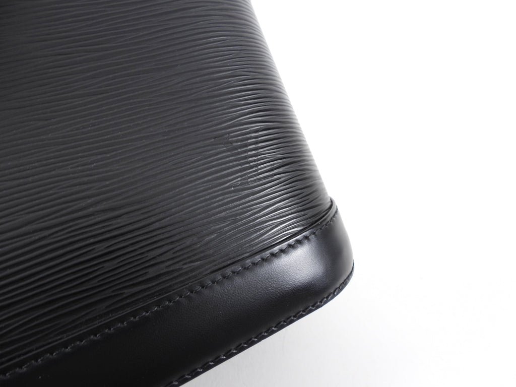 Louis Vuitton Epi Alma PM in Black and SHW