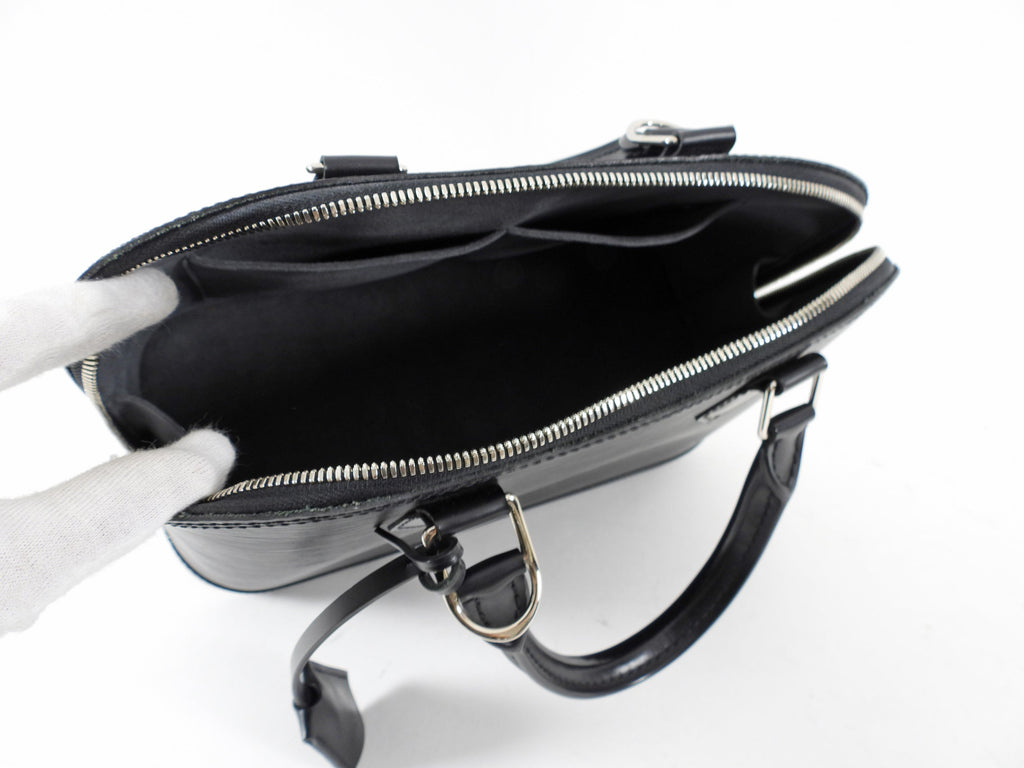 Louis Vuitton Epi Alma PM in Black and SHW