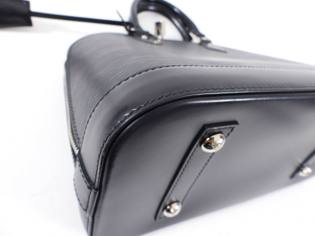 Louis Vuitton Epi Alma PM in Black and SHW