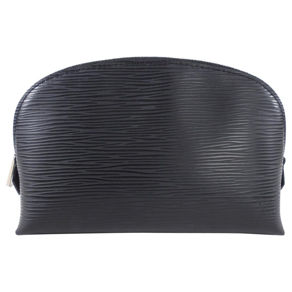 Louis Vuitton Black Epi Small Cosmetic Pouch Bag