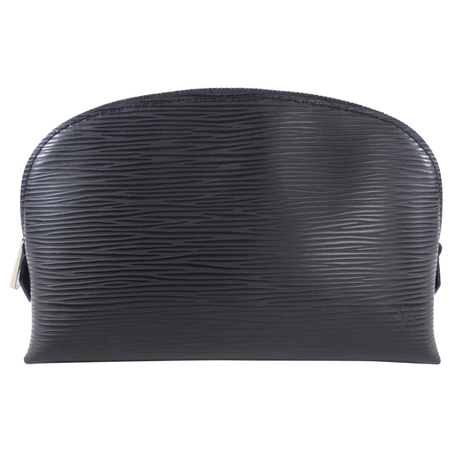 Louis Vuitton Black Epi Small Cosmetic Pouch Bag