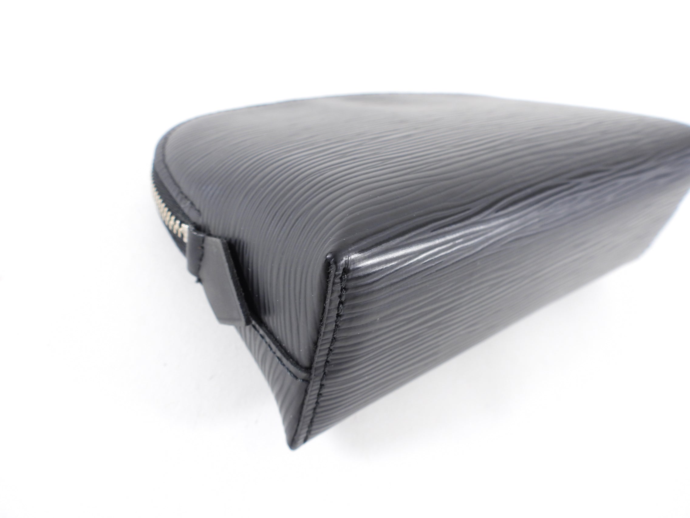 Louis Vuitton Black Epi Small Cosmetic Pouch Bag