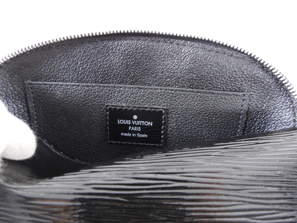 Louis Vuitton Black Epi Electric Small Cosmetic Pouch Bag