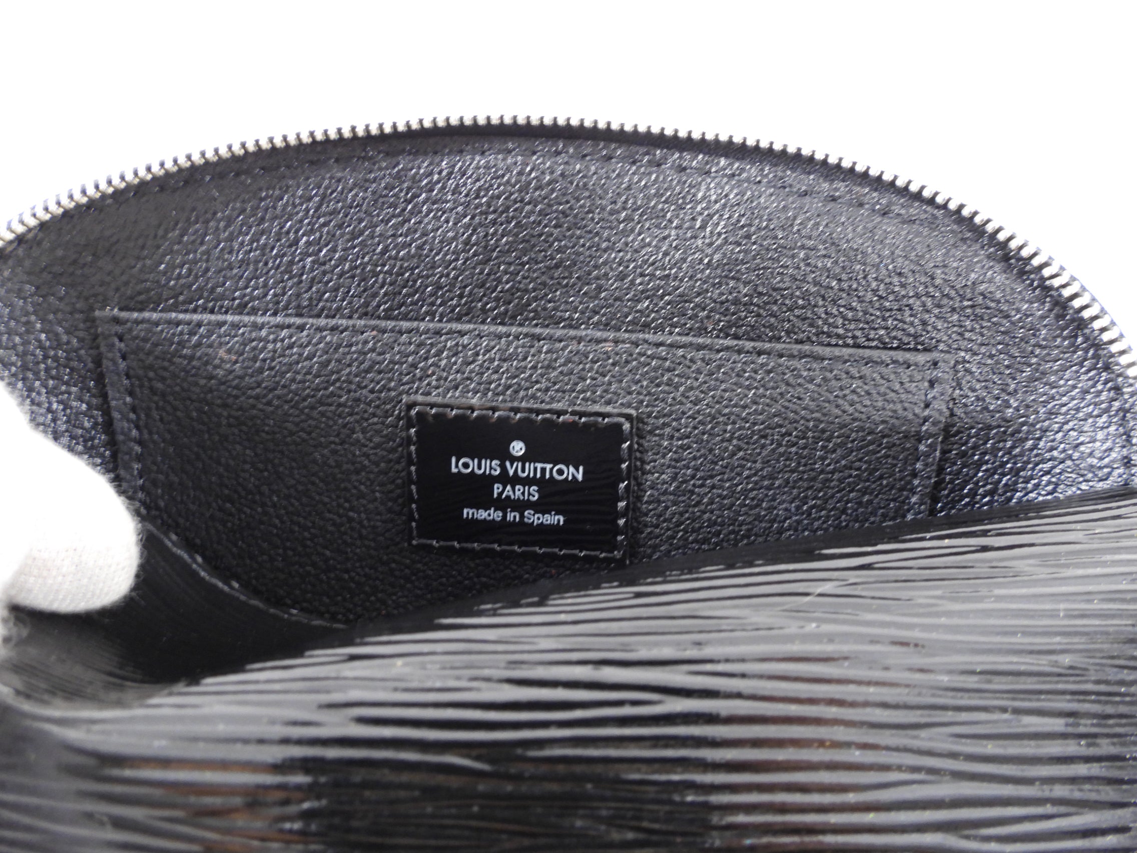 Louis Vuitton Black Epi Electric Small Cosmetic Pouch Bag