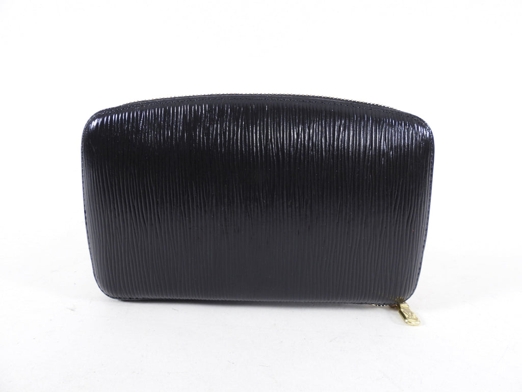 Louis Vuitton Black Epi Geode Zip Organizer Wallet