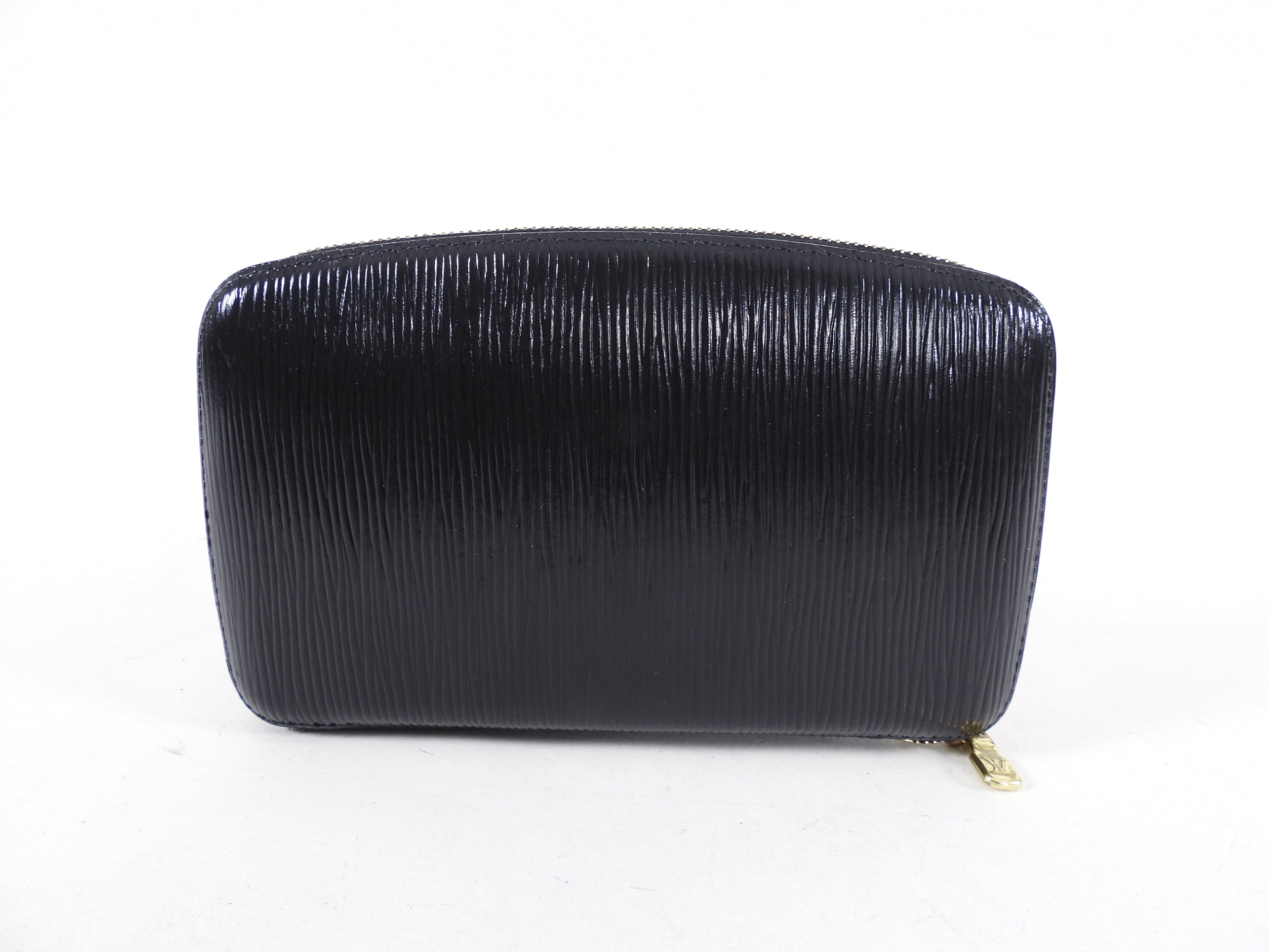 Louis Vuitton Black Epi Geode Zip Organizer Wallet