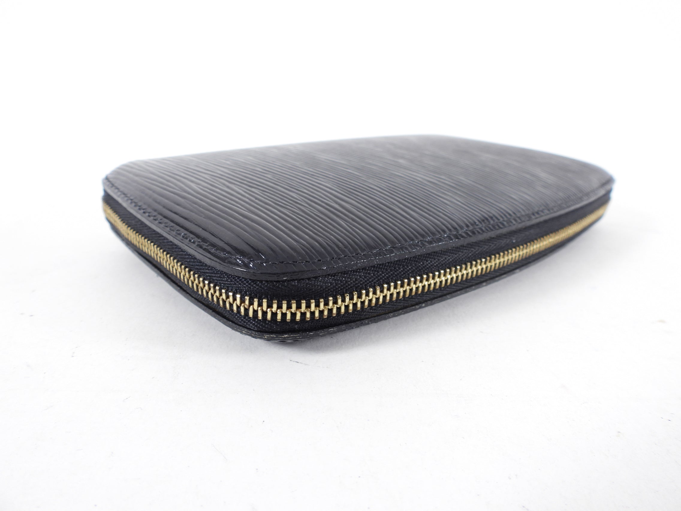 Louis Vuitton Black Epi Geode Zip Organizer Wallet