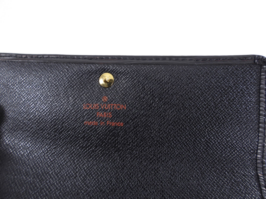 Louis Vuitton Black Vintage Epi Wallet