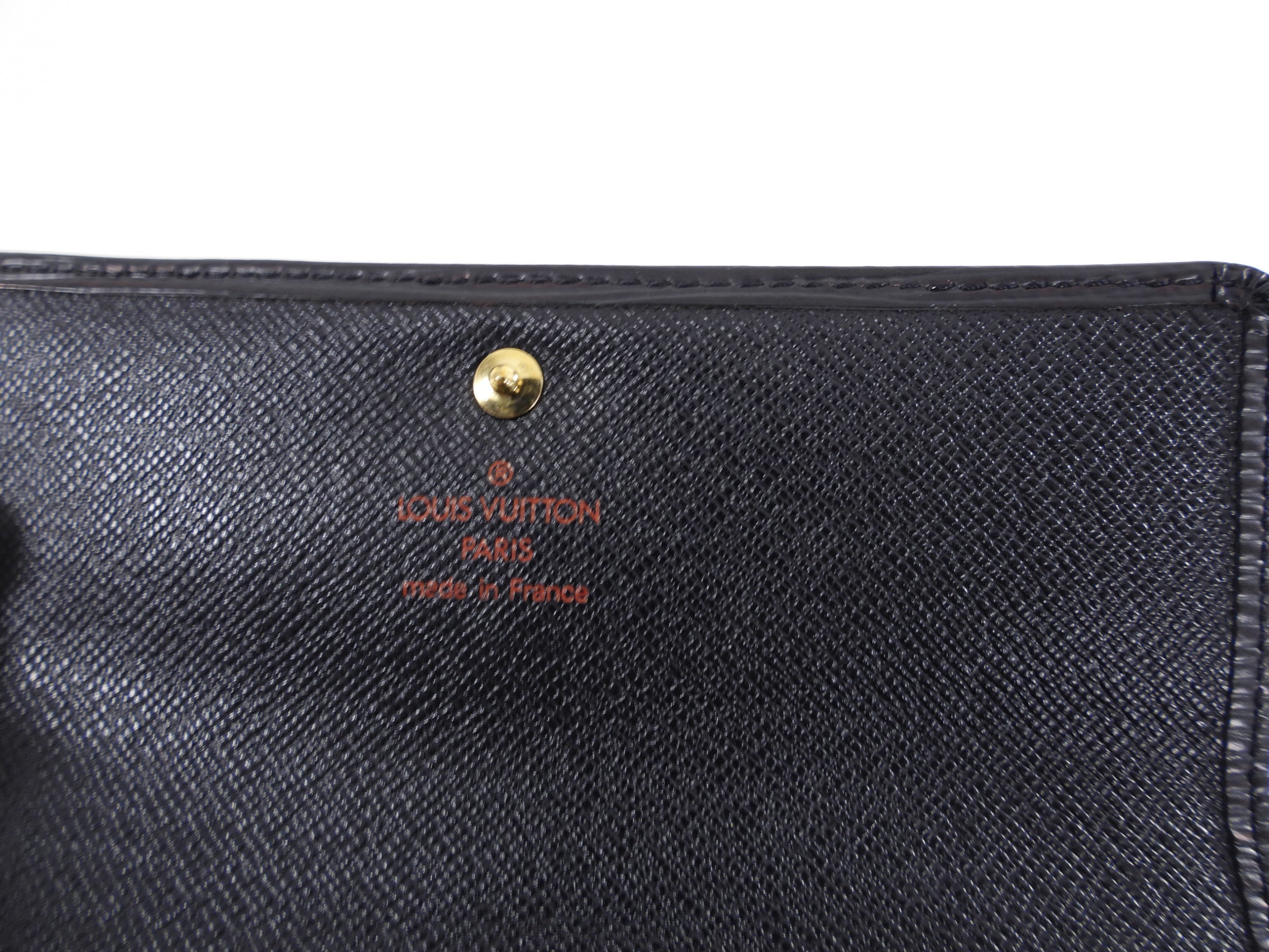 Louis Vuitton Black Vintage Epi Wallet