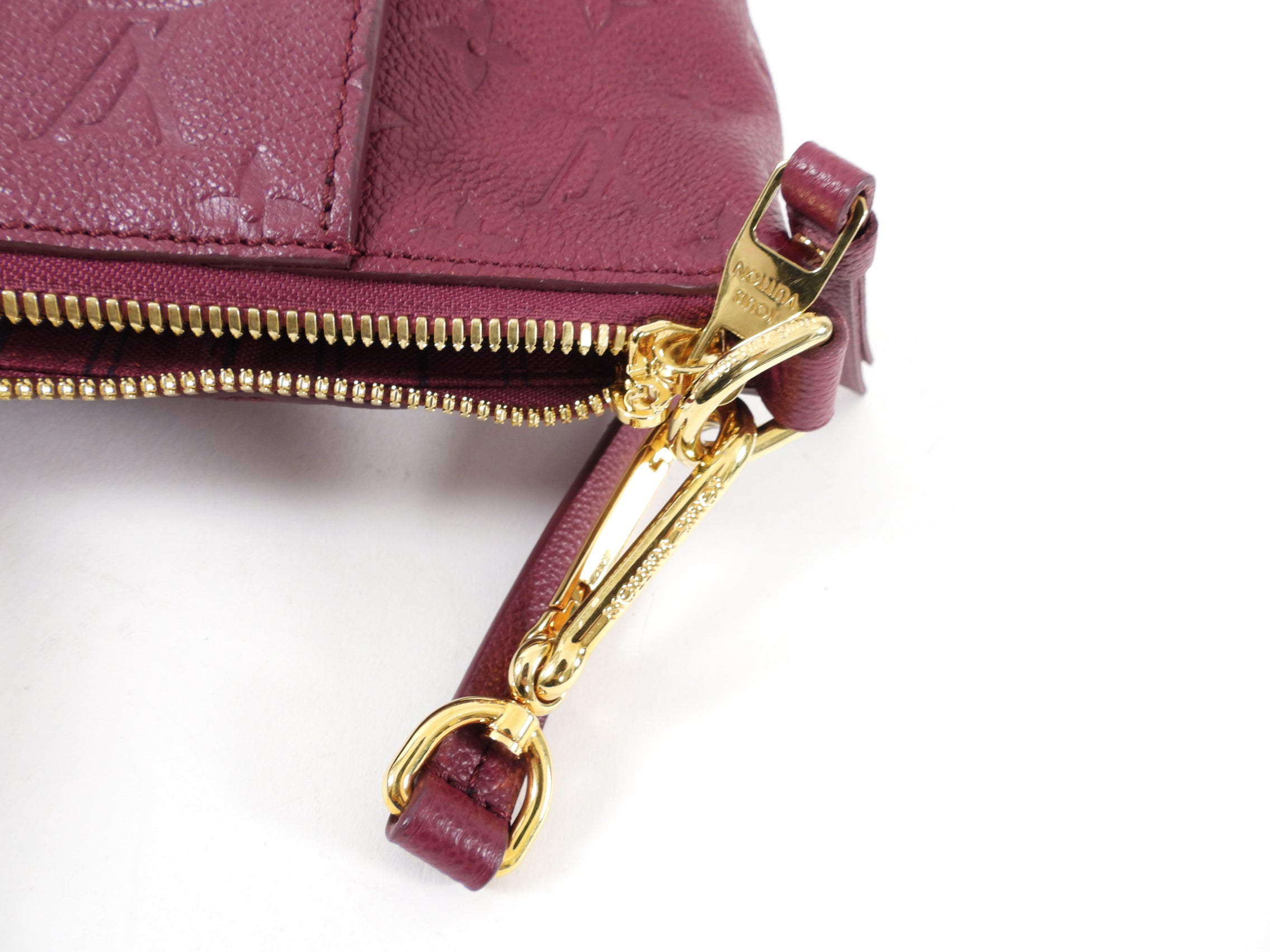 Louis Vuitton Lumineuse PM Monogram Empreinte Raspberry Two-Way Shoulder Bag