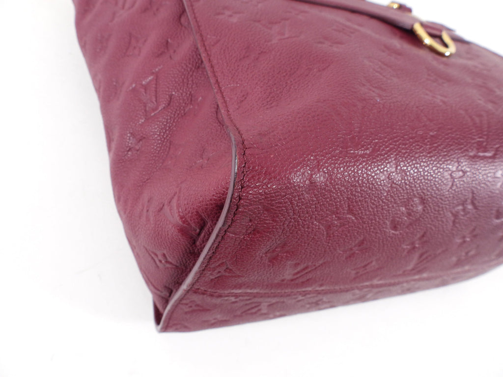 Louis Vuitton Lumineuse PM Monogram Empreinte Raspberry Two-Way Shoulder Bag
