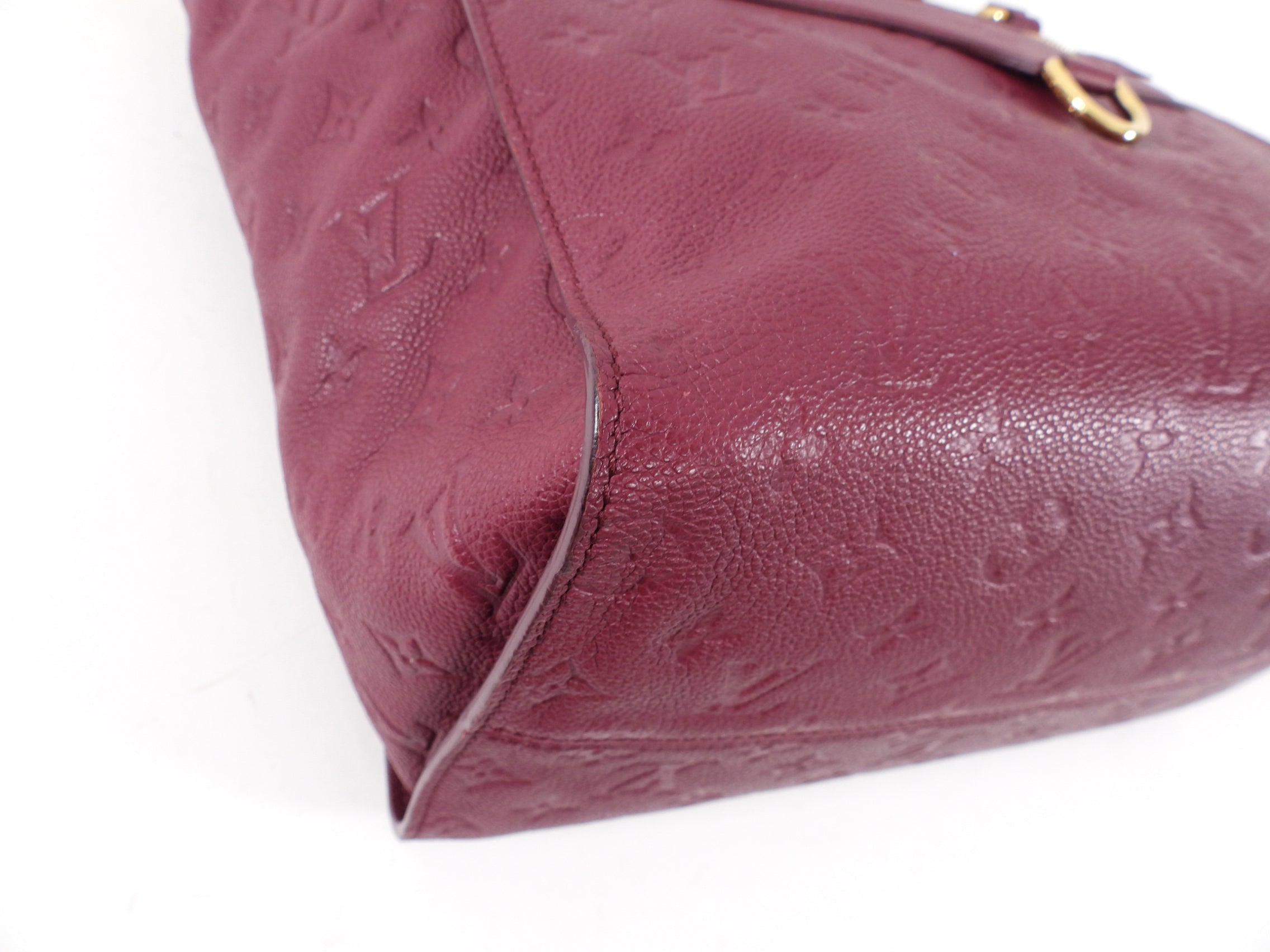 Louis Vuitton Lumineuse PM Monogram Empreinte Raspberry Two-Way Shoulder Bag