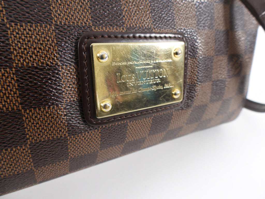 Louis Vuitton Damier Ebene Eva Clutch / Crossbody 2-way Bag
