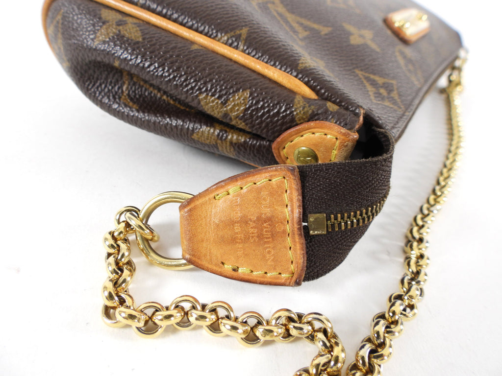 Louis Vuitton Monogram Eva Clutch Two-Way Pochette Bag